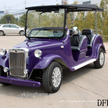 new 7.5KW 68V 6 seater passenger electric classic vintage sightseeing golf carts for wholesale